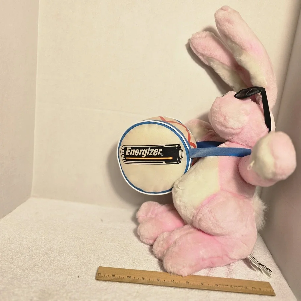 Vintage‎ 1996 Energizer Bunny Plush Eveready Battery Promo – Drum & Shades